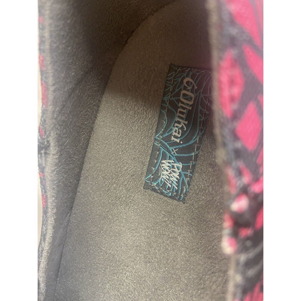 Men's Olukai Pow Wow Hot Pink & Gray Tribal Design Slip On Shoes-Size 10-Rare - Picture 7 of 16